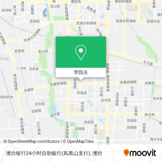 潍坊银行24小时自助银行(凤凰山支行)地图