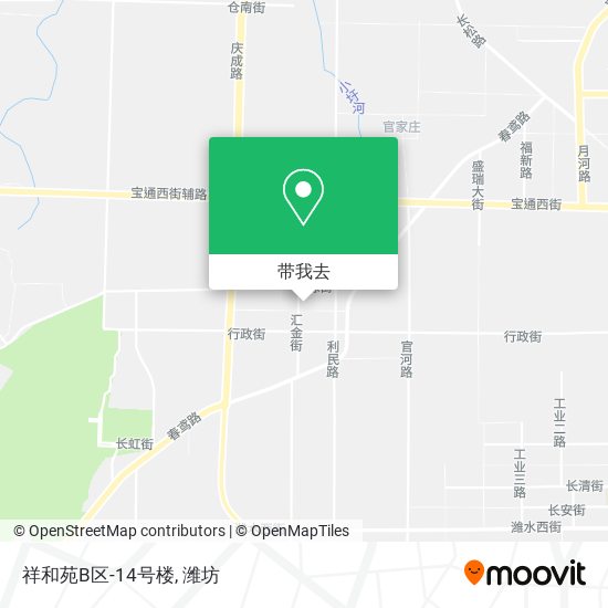 祥和苑B区-14号楼地图