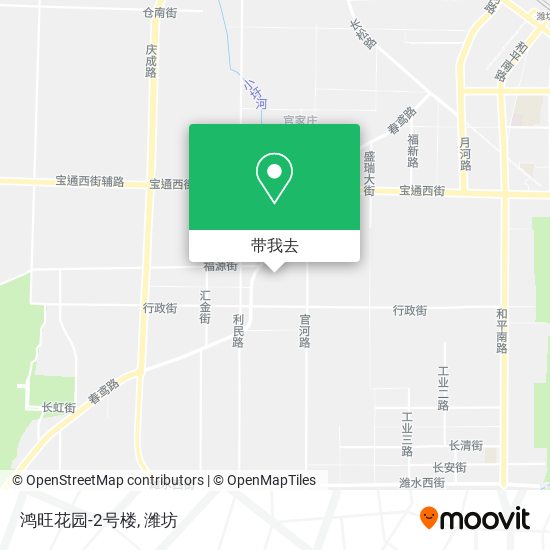 鸿旺花园-2号楼地图