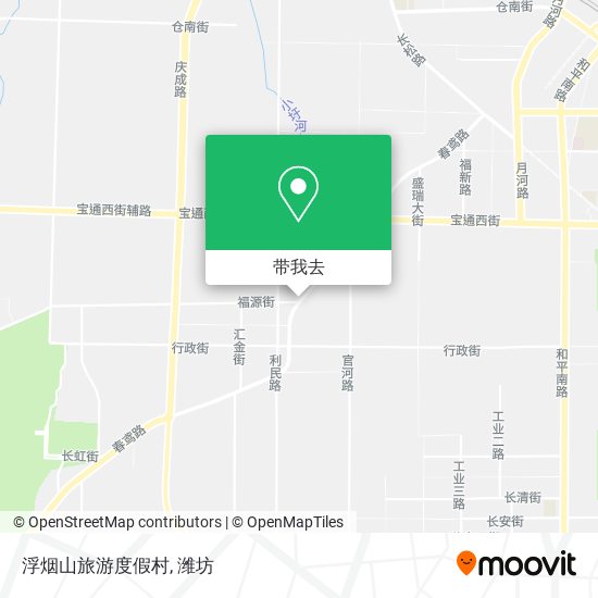 浮烟山旅游度假村地图