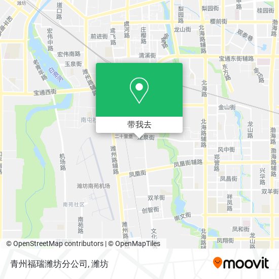 青州福瑞潍坊分公司地图
