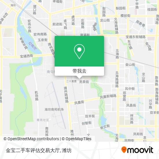 金宝二手车评估交易大厅地图
