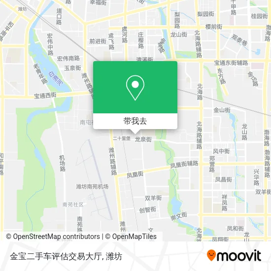 金宝二手车评估交易大厅地图