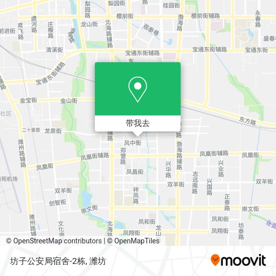 坊子公安局宿舍-2栋地图
