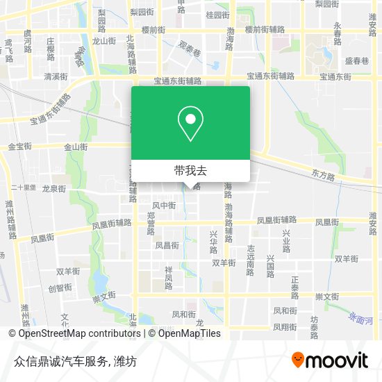 众信鼎诚汽车服务地图