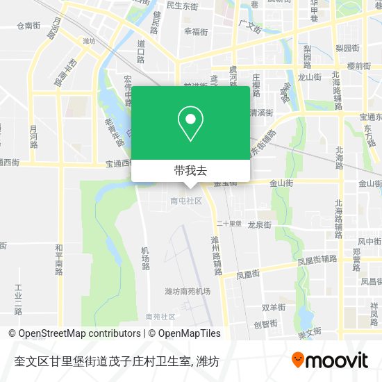 奎文区甘里堡街道茂子庄村卫生室地图