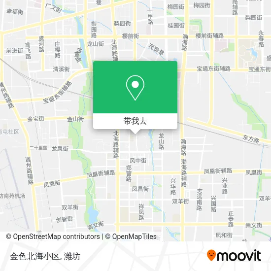 金色北海小区地图