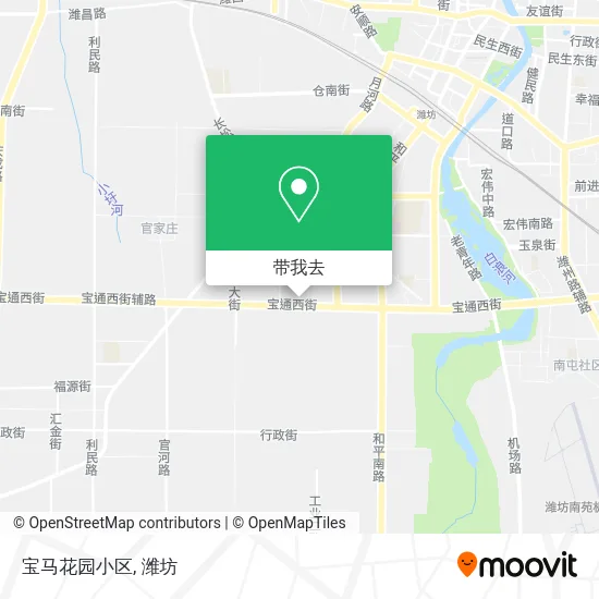 宝马花园小区地图