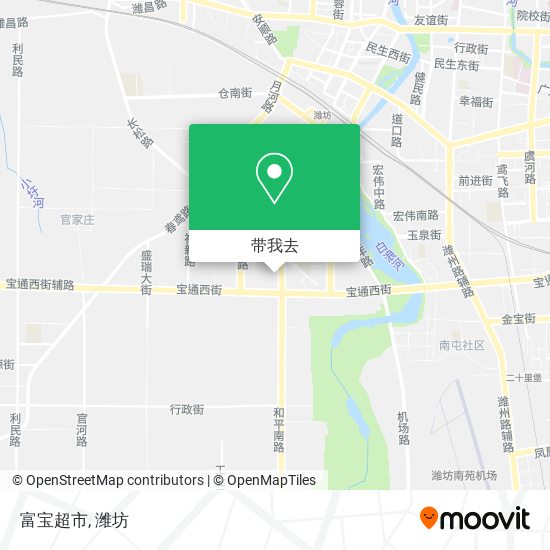 富宝超市地图