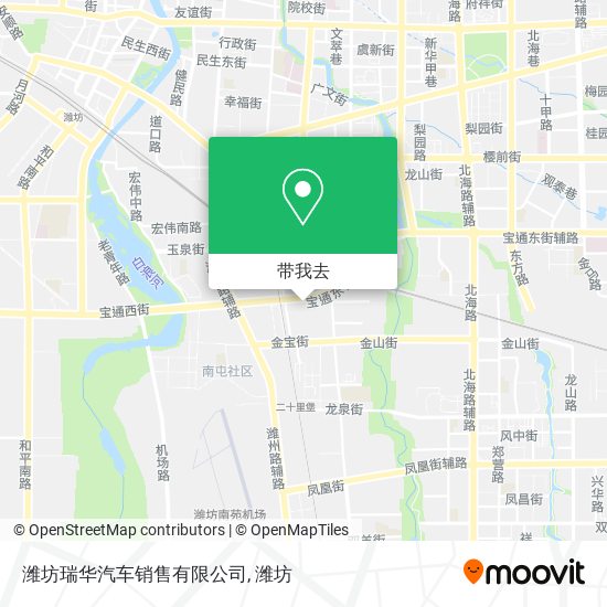 潍坊瑞华汽车销售有限公司地图