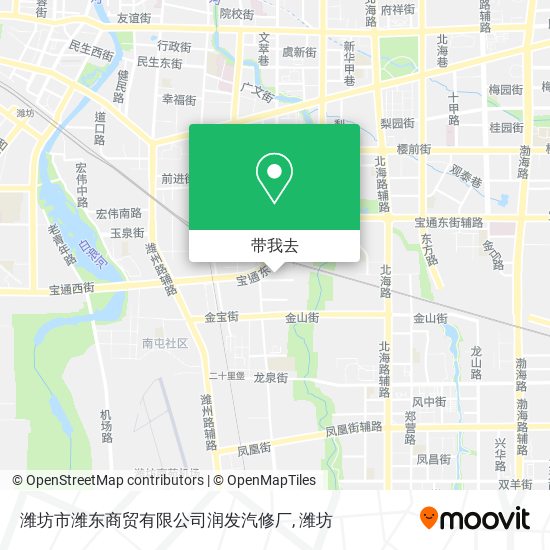 潍坊市潍东商贸有限公司润发汽修厂地图