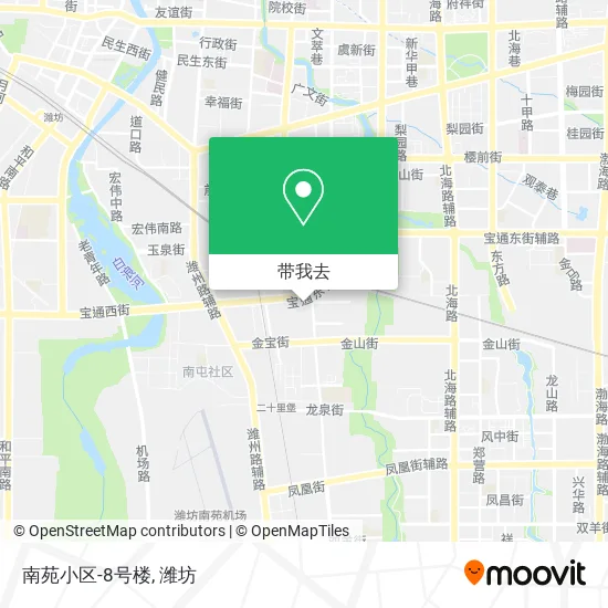 南苑小区-8号楼地图