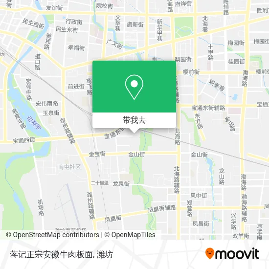 蒋记正宗安徽牛肉板面地图
