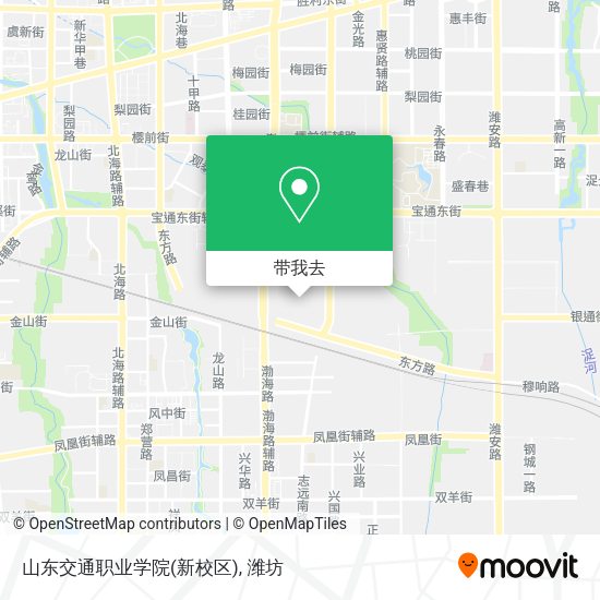 山东交通职业学院(新校区)地图