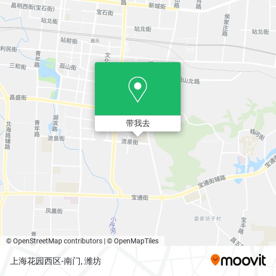 上海花园西区-南门地图