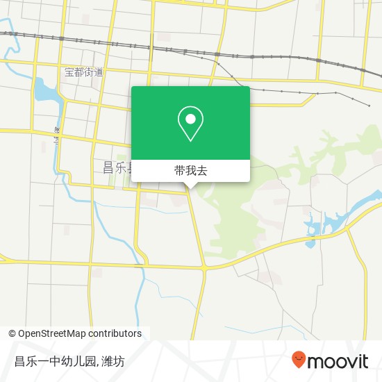 昌乐一中幼儿园地图