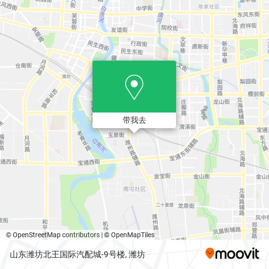 山东潍坊北王国际汽配城-9号楼地图