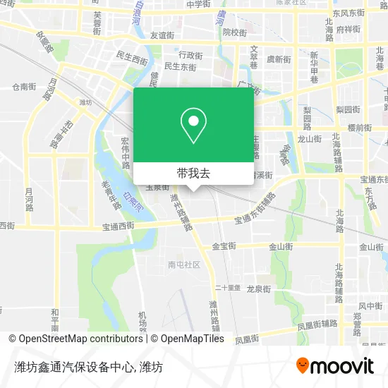 潍坊鑫通汽保设备中心地图