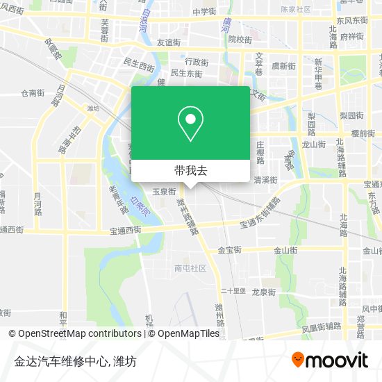 金达汽车维修中心地图