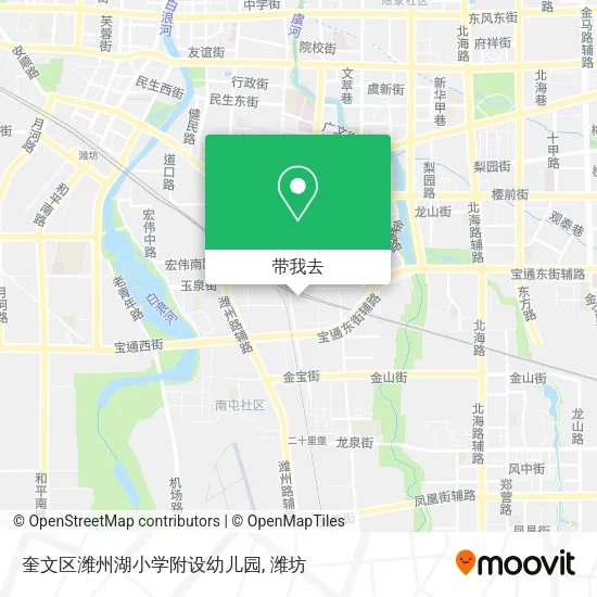 奎文区潍州湖小学附设幼儿园地图