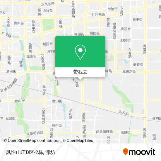 凤怡山庄D区-2栋地图