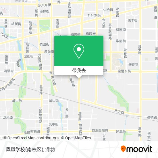 凤凰学校(南校区)地图