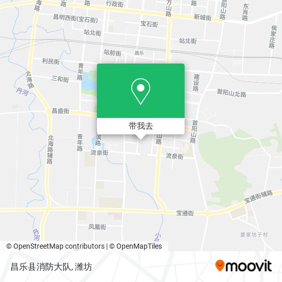昌乐县消防大队地图