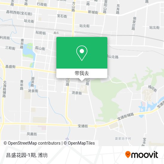 昌盛花园-1期地图
