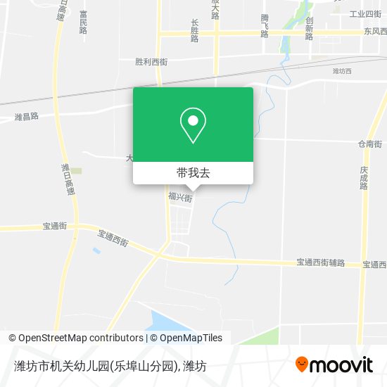 潍坊市机关幼儿园(乐埠山分园)地图