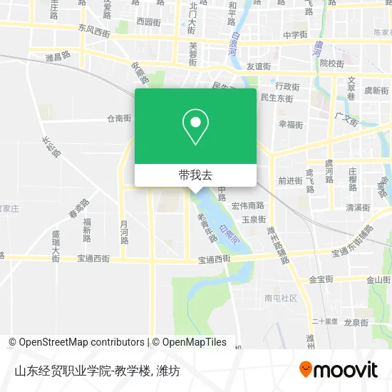 山东经贸职业学院-教学楼地图