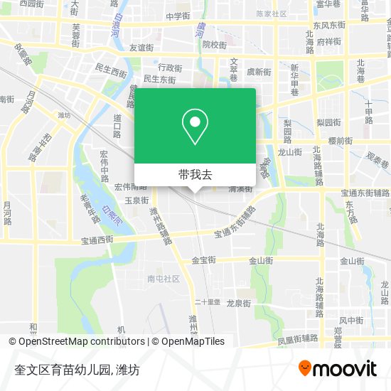 奎文区育苗幼儿园地图