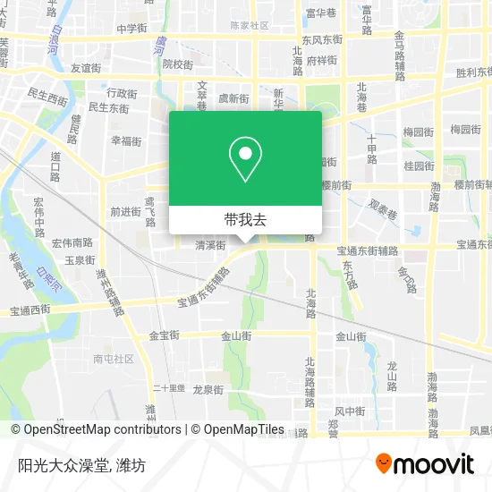 阳光大众澡堂地图