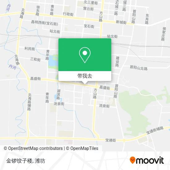 金锣饺子楼地图