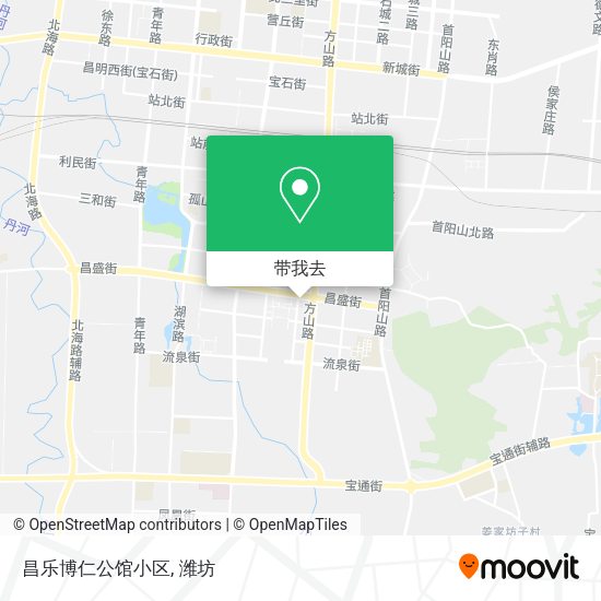 昌乐博仁公馆小区地图