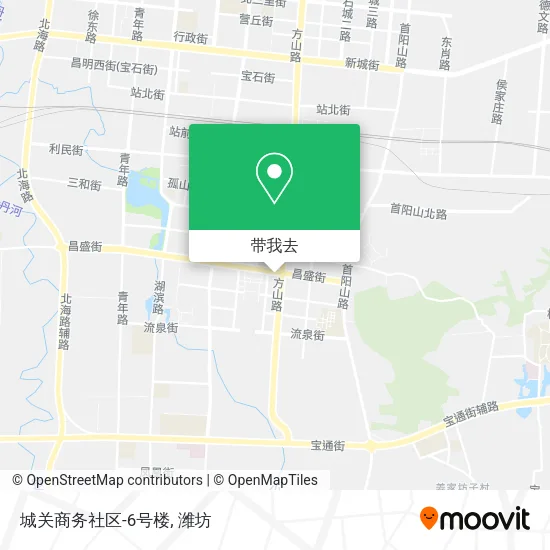 城关商务社区-6号楼地图