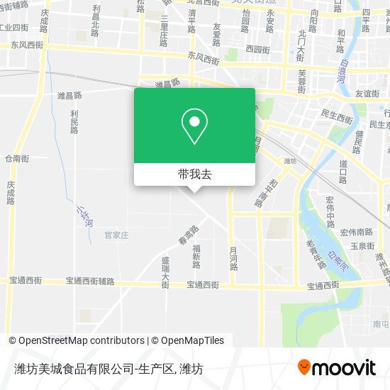 潍坊美城食品有限公司-生产区地图