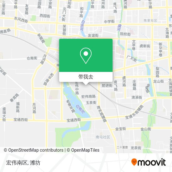 宏伟南区地图