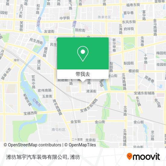 潍坊旭宇汽车装饰有限公司地图