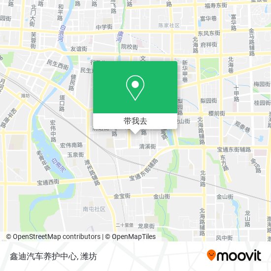 鑫迪汽车养护中心地图