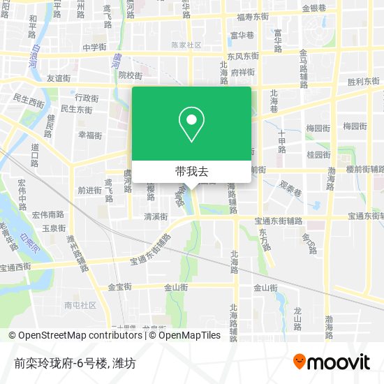 前栾玲珑府-6号楼地图