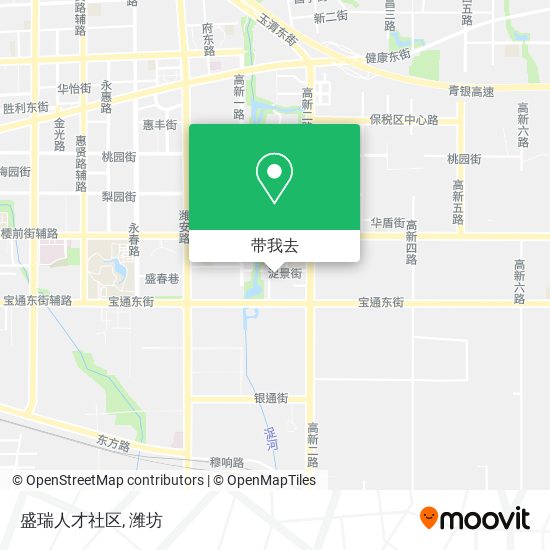 盛瑞人才社区地图