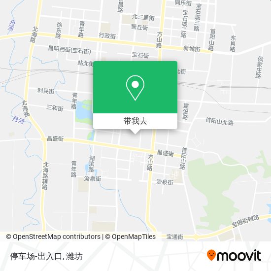 停车场-出入口地图
