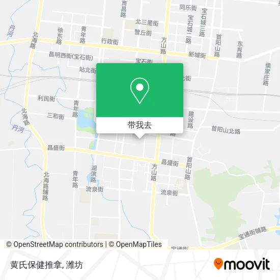 黄氏保健推拿地图