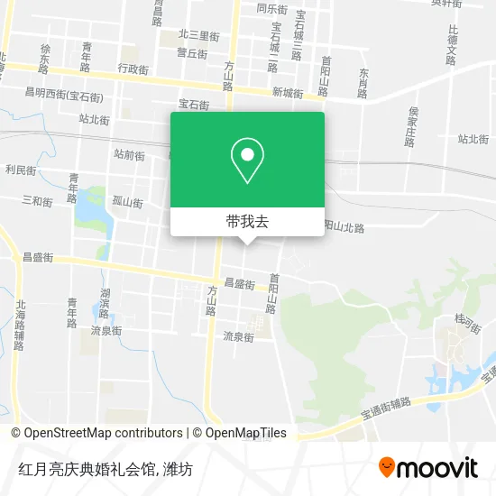 红月亮庆典婚礼会馆地图