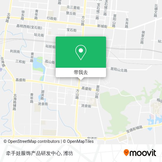 牵手娃服饰产品研发中心地图