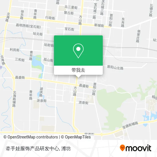 牵手娃服饰产品研发中心地图