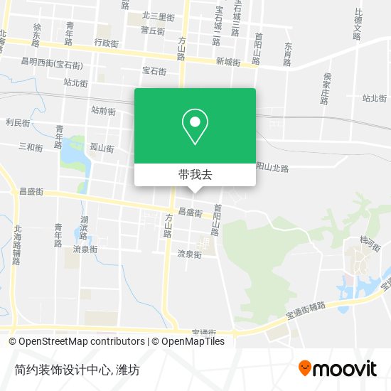 简约装饰设计中心地图