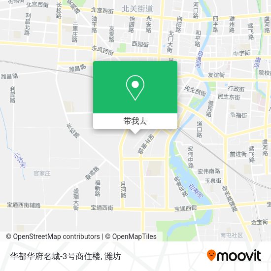 华都华府名城-3号商住楼地图