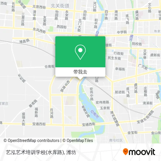 艺泓艺术培训学校(水库路)地图