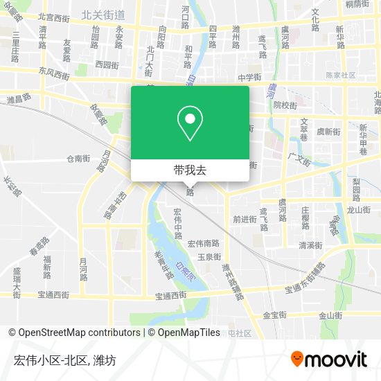 宏伟小区-北区地图